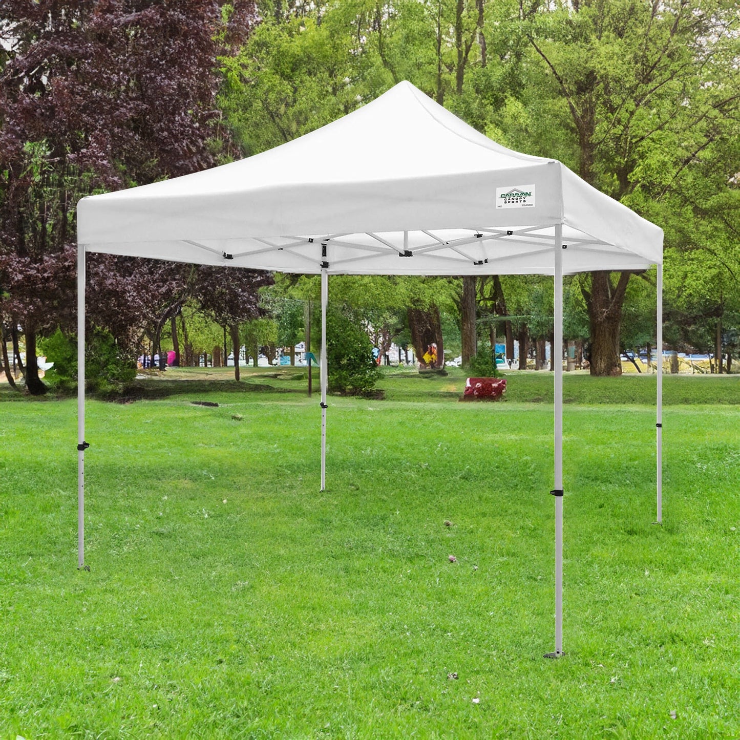 Caravan Canopy TitanShade 10 x 10 Steel Frame Portable Instant Canopy Kit, White — image 5