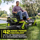 80V HP Brushless 54 In. Battery Electric Cordless Zero Turn Riding Mower (3) 80V Batteries (4) 40V Batteries and Charger - image 7