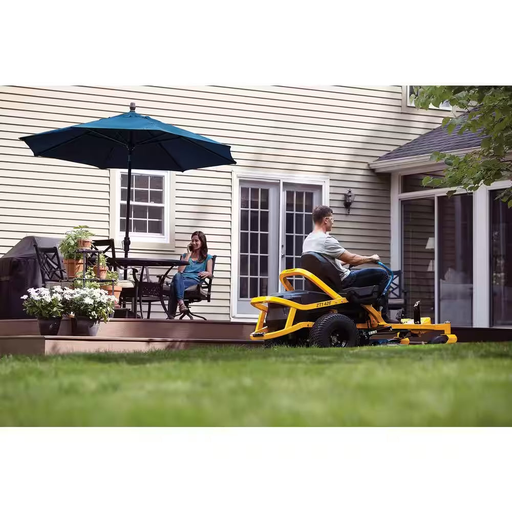 Ultima ZT1 42 In. 56-Volt MAX 60 Ah Battery Lithium-Ion Electric Drive Zero Turn Mower - image 10