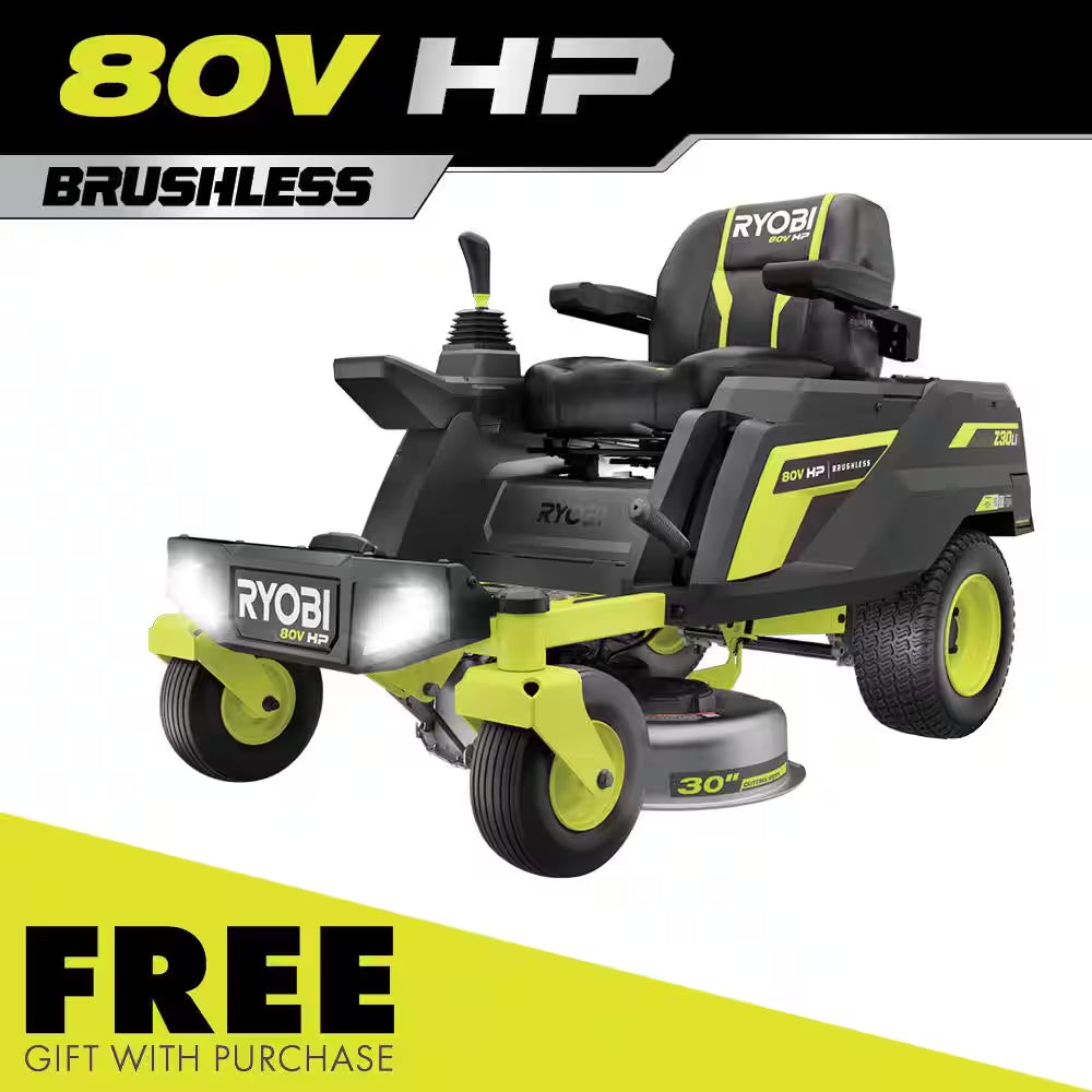 80V HP Brushless 42 In. Battery Electric Cordless Zero Turn Riding Mower (2) 80V Batteries (2) 40V Batteries and Charger - image 16