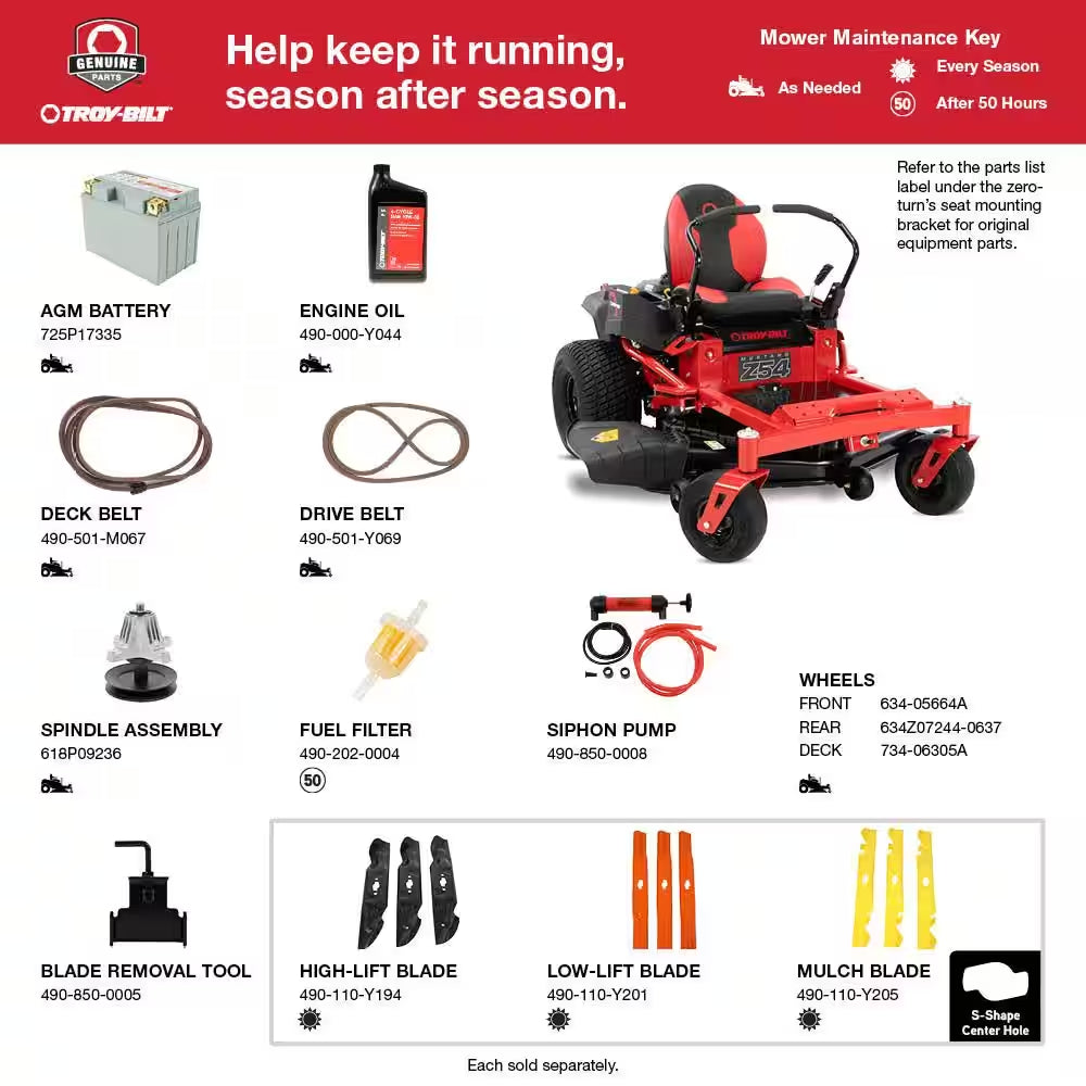 Mustang 54 In. 24 HP V-Twin Kohler 7000 Series Engine Dual Hydrostatic Drive Gas Zero Turn Riding Lawn Mower - image 6