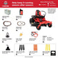 Mustang 54 In. 24 HP V-Twin Kohler 7000 Series Engine Dual Hydrostatic Drive Gas Zero Turn Riding Lawn Mower - image 6