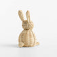 Small Rattan Bunny Decorative Sculpture