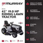 MT200 42 In. 19.0 HP 540Cc EX1900 Series Briggs and Stratton Engine Automatic Gas Riding Lawn Tractor Mower - image 2