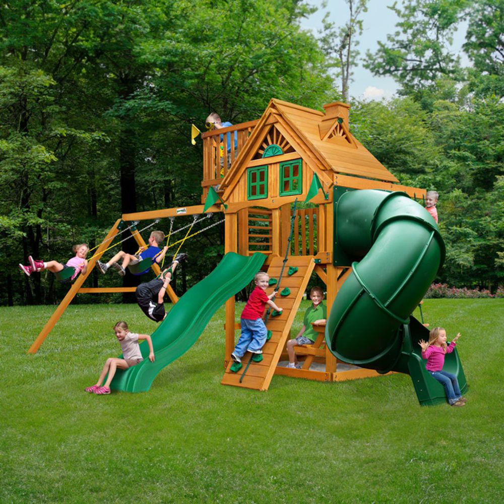 Mountaineer With Sky Loft Swing Set - image 6