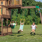 Backyard Discovery Skyfort II Cedar Swing Set/PlaySet - image 2
