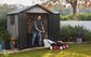 Keter Oakland 7.5x7 Storage Shed Grey - image 3