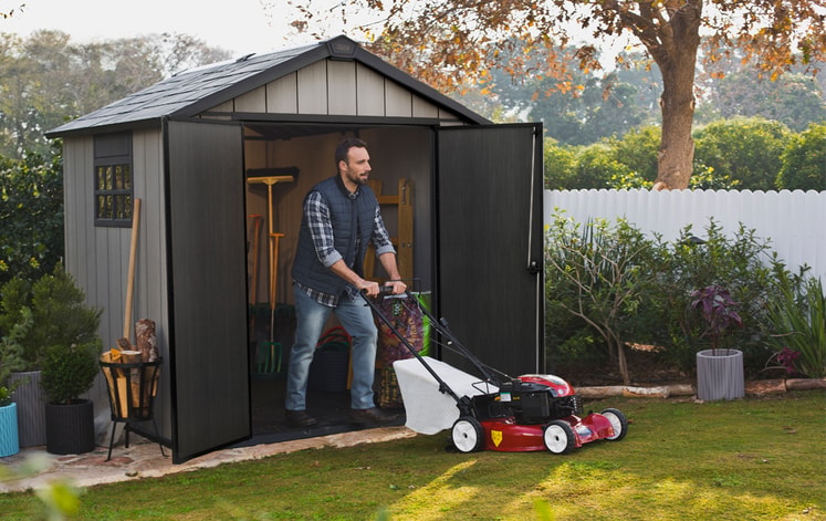 Keter Oakland 7.5x7 Storage Shed Grey - image 3