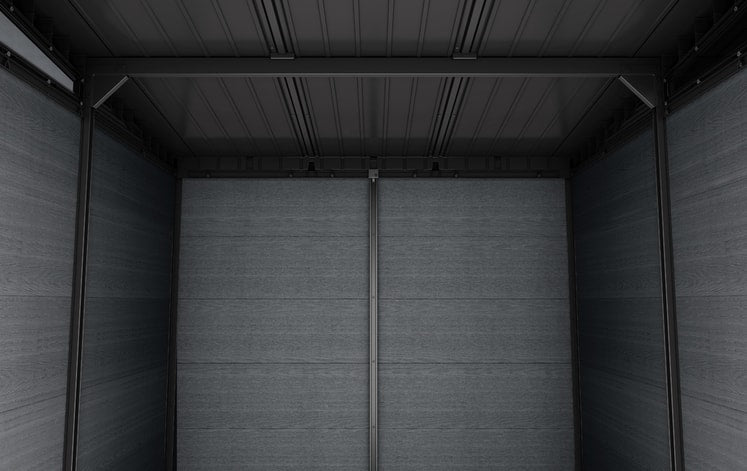 Keter Cortina 9×7 Storage Shed – Graphite - image 4
