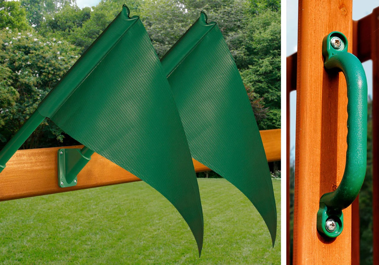Mountaineer With Sky Loft Swing Set - image 3