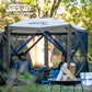CLAM Quick Set Venture Canopy Shelter + CLAM Quick Set Screen, Gray (2 Pack) — image 7
