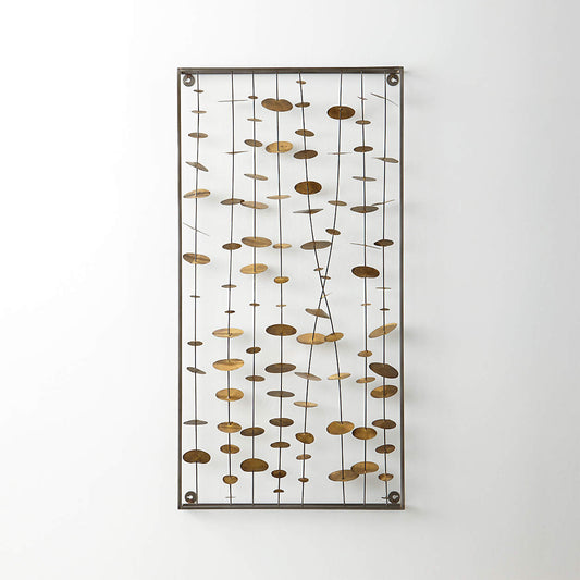 "Chimes" Metal Wall Art Sculpture 23.5"x46"