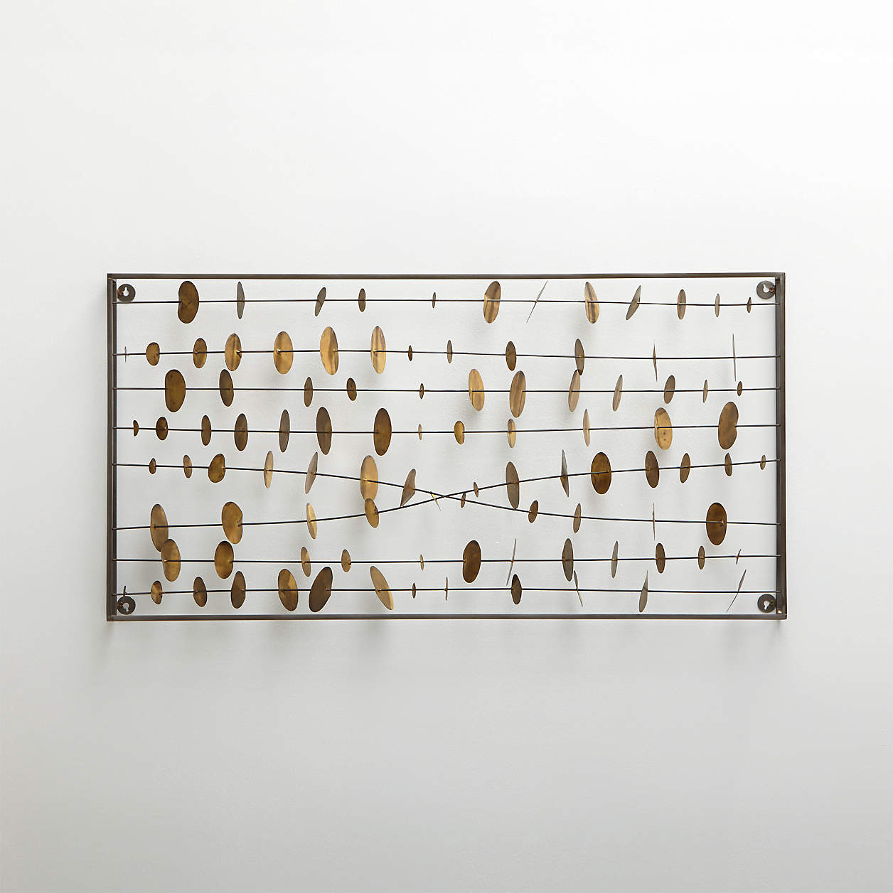 "Chimes" Metal Wall Art Sculpture 23.5"x46"