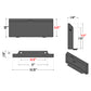 37"Mini Skid Steer Drum Forestry Brush Mulcher Attachment, Hydraulic Flow Range 11 To 16 GPM,MCH37 - image 3