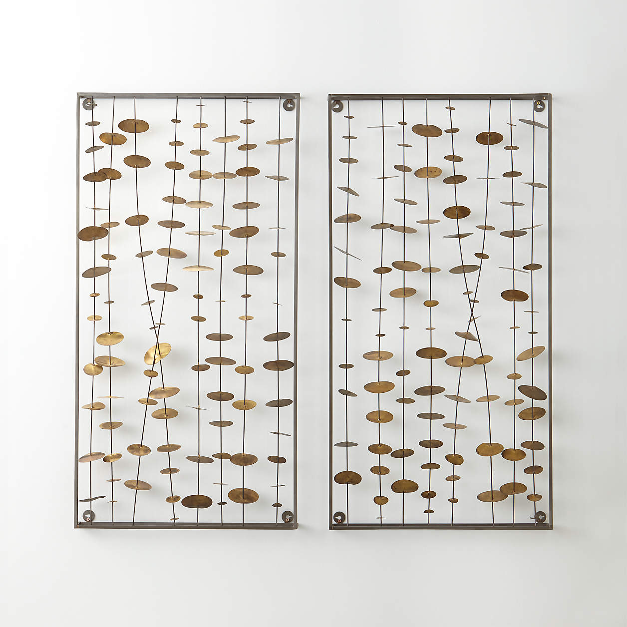 "Chimes" Metal Wall Art Sculpture 23.5"x46"
