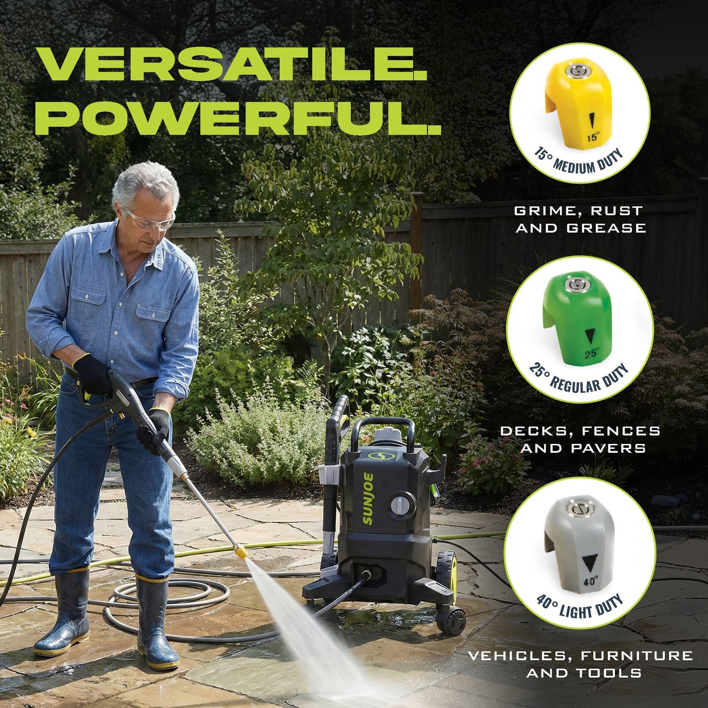 Sun Joe Electric Pressure Washer & Accessory Kit, SPX3000-QW2, PWMA Certified — image 3