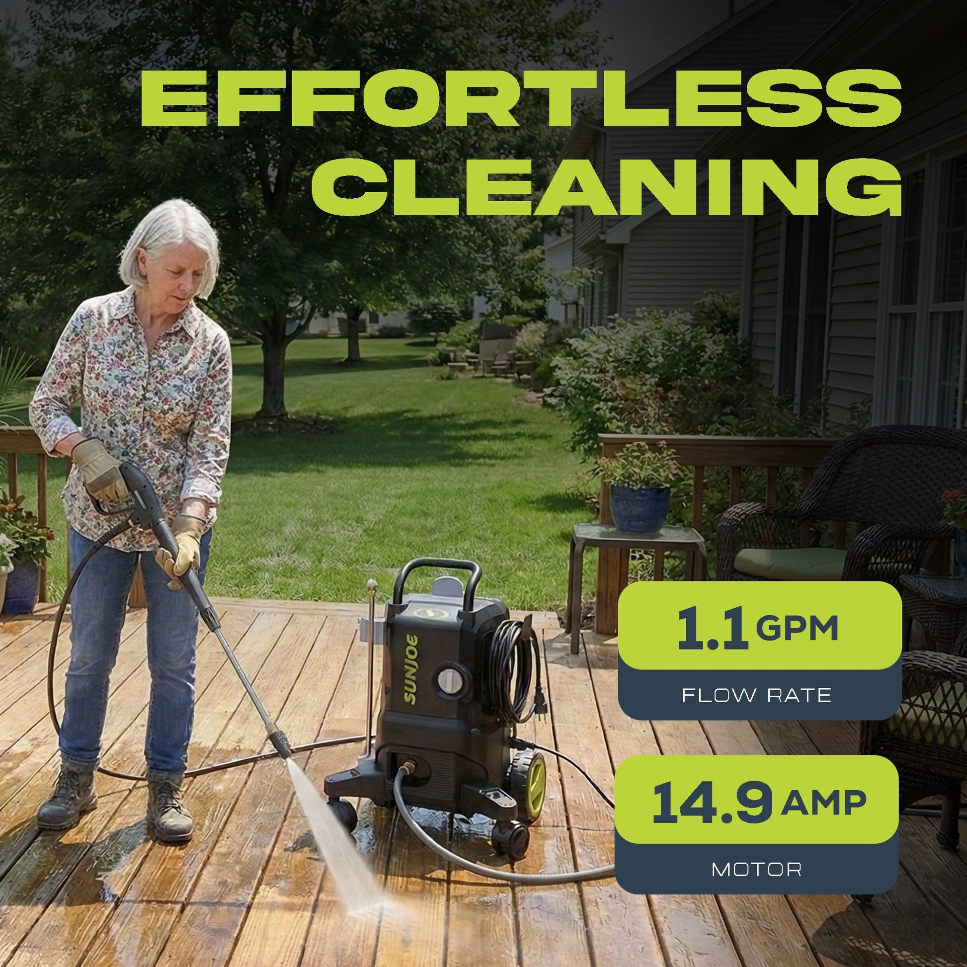 Sun Joe Electric Pressure Washer & Accessory Kit, SPX3000-QW2, PWMA Certified — image 2