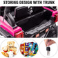 TOBBI 12 Volt Electric Remote Control Kids Toy Ride On Truck, Rose Red — image 7