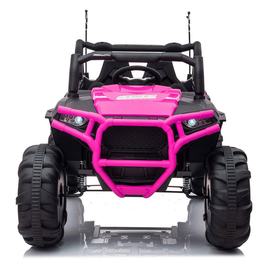 TOBBI 12V Kids Electric Battery Powered Ride On 3 Speed Toy SUV Car, Pink — image 2