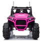 TOBBI 12V Kids Electric Battery Powered Ride On 3 Speed Toy SUV Car, Pink — image 2