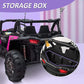 TOBBI 12V Kids Electric Battery Powered Ride On 3 Speed Toy SUV Car, Pink — image 6