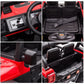 TOBBI 12V Kids Electric Battery-Powered Ride On 3 Speed Toy SUV Truck Car, Red — image 6