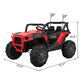 TOBBI 12V Kids Electric Battery-Powered Ride On 3 Speed Toy SUV Buggy Car, Red — image 2