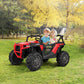 TOBBI 12V Kids Electric Battery-Powered Ride On 3 Speed Toy SUV Buggy Car, Red — image 7