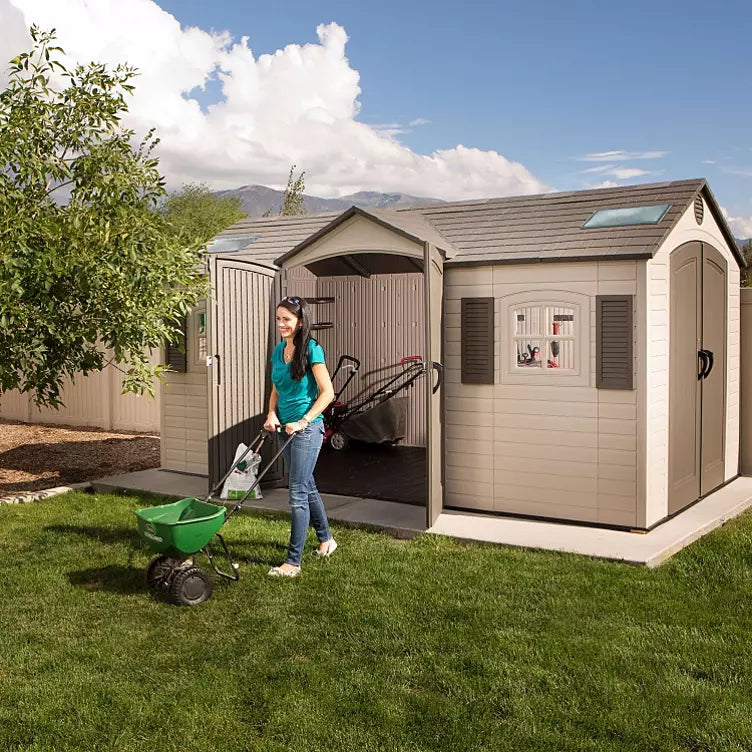 Lifetime 15′ x 8′ Dual-Entry Outdoor Storage Shed - image 8