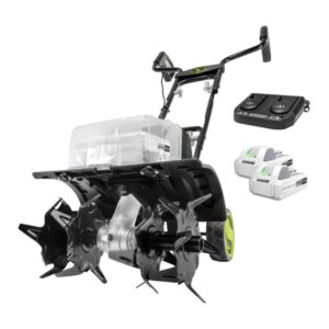 Sun Joe 24V Cordless Garden Tiller Cultivator Accessory Kit, Black, 24V-X2-TLR14