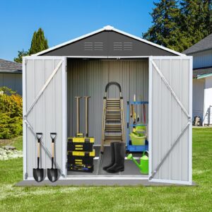 6' x 4' Outdoor Metal Storage Shed