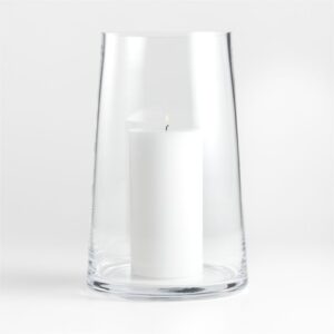 Alder Glass Hurricane Candle Holder 14"