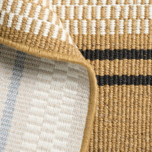 Modern Woven Stripe Indoor/Outdoor Doormat 24"x57"