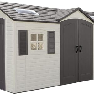 Lifetime 15′ x 8′ Dual-Entry Outdoor Storage Shed